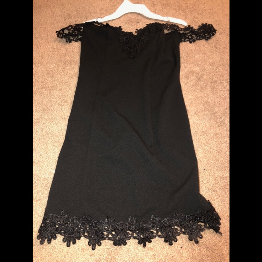 Black formal dress
